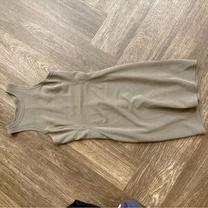 Lululemon Elegant Tan Sleeveless Dress